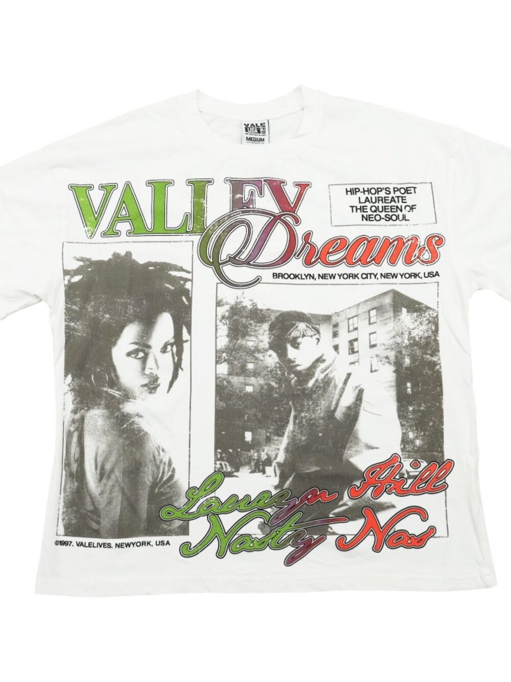 Vale Forever Poetry T-Shirt White